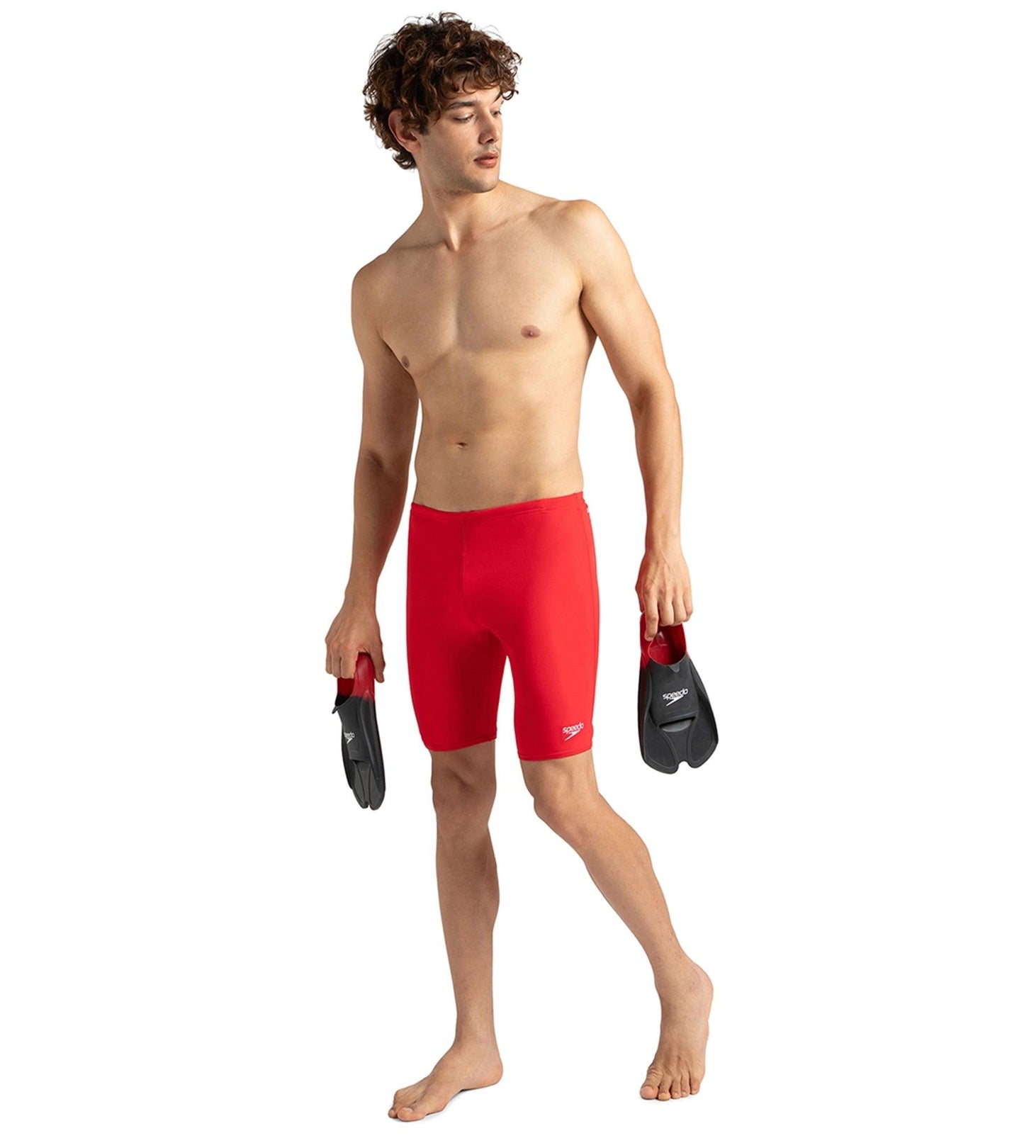 Men's Endurance+ Essential Jammer - Fedred & White