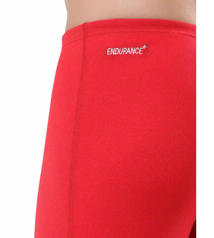 Men's Essential Endurance+ Jammer - Fedred & White_8