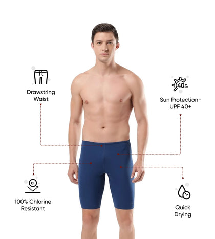 Men's Endurance+ Essential Jammer - Ammonite Blue