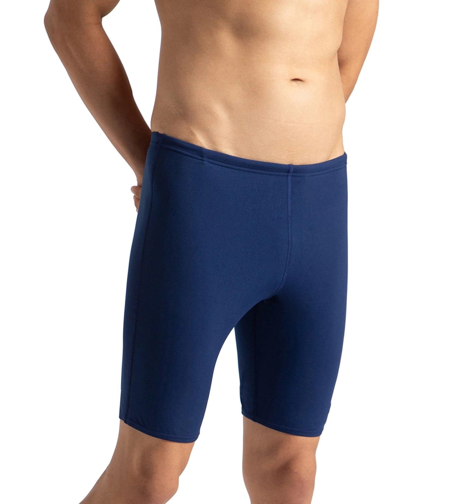 Men's Endurance+ Essential Jammer - Cerulean Blue & White