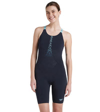 Women's Endurance 10 Hydrorpo Legsuit Swimwear - True Navy & Marine Blue