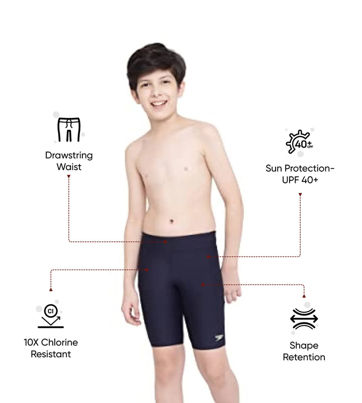 Boy's Endurance 10 Essential Houston Jammer - True Navy & Spritz