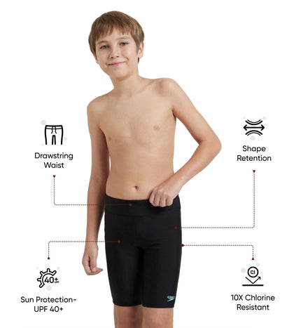 Boy's Endurance10 Essential Houston Jammer - Black & Arctic Glass