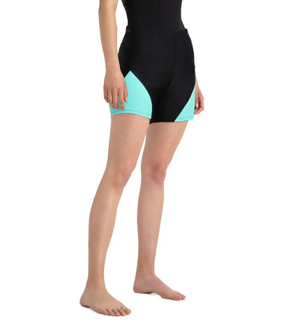 Women's Endurance10 Sport Shorts - Black & Arctic Glass