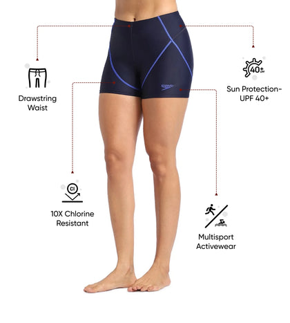 Women's Endurance 10 Sport Shorts - True Navy & True Cobalt