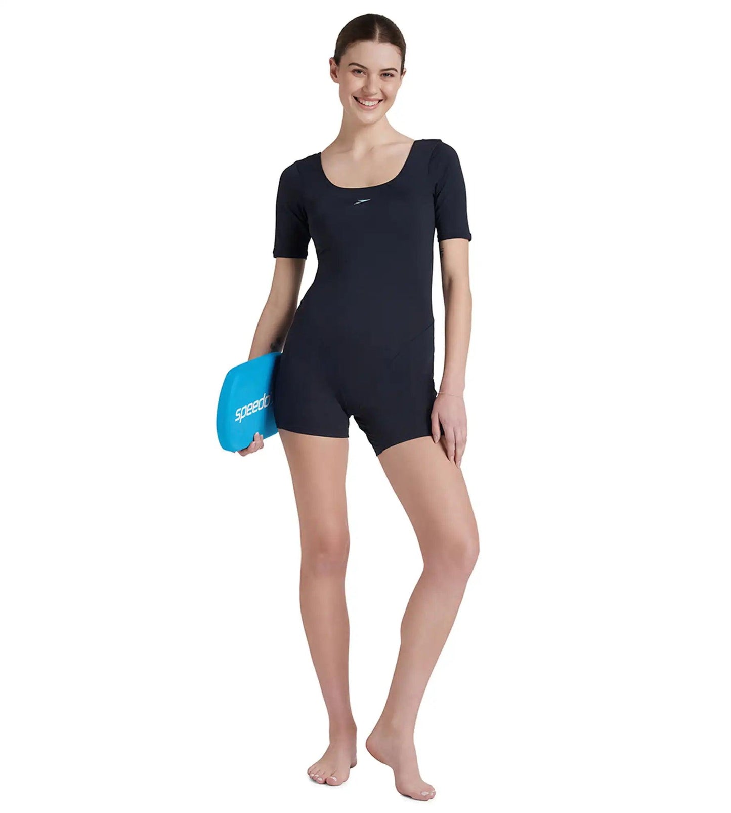 Women's Endurance+ Myrtle Legsuit Swimwear - Truenavy & Marine Blue