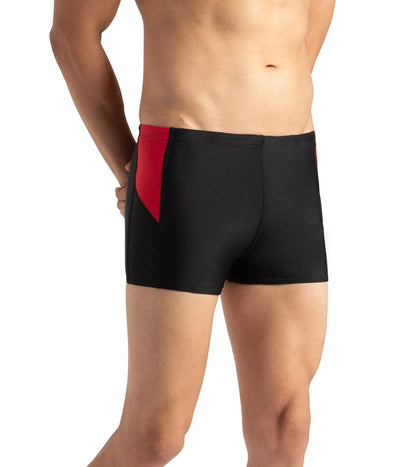 Men's Endurance 10 Dive Aquashort - Black & Fed Red