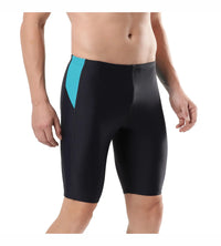 Men's Endurance Dive Jammer - True Navy & Aquarium_2