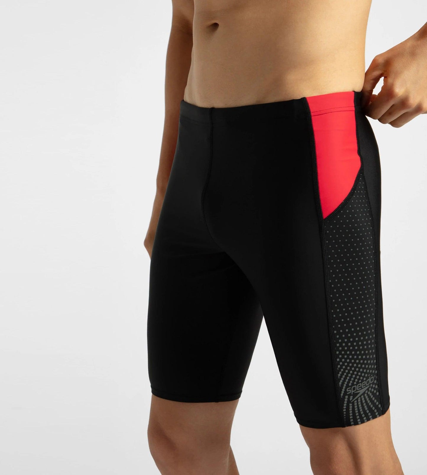 Men's Endurance 10 Dive Jammer - Black & Fed Red