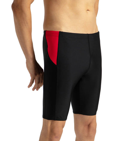 Men's Endurance 10 Dive Jammer - Black & Fed Red