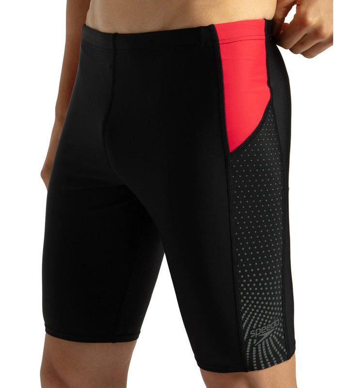 Men's Endurance 10 Dive Jammer - Black & Fed Red