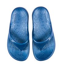 Unisex Junior's Single Colour Flip Flops - Navy & White_2