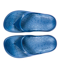 Unisex Junior's Single Colour Flip Flops - Navy & White_4