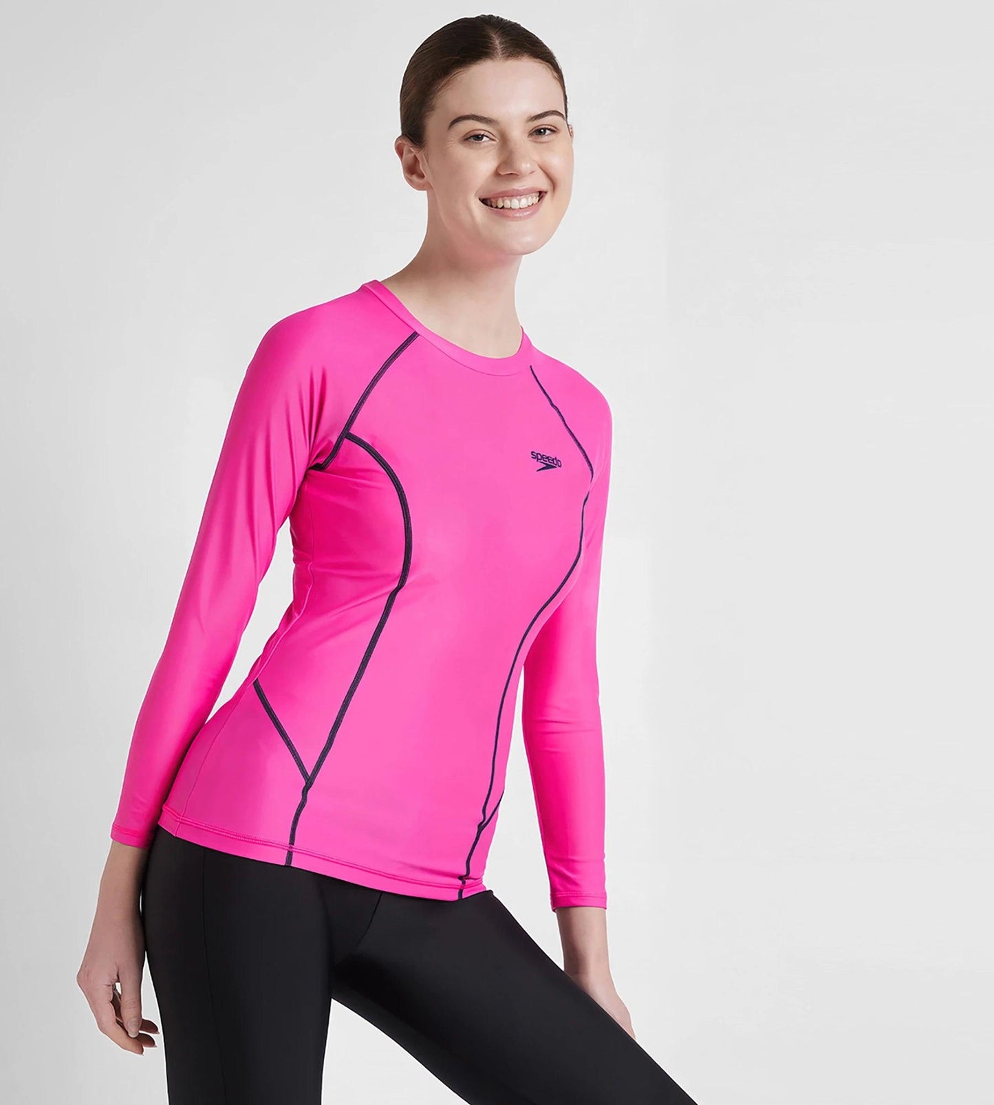 Women's Endurance 10 Long Sleeve Suntop - Ecstatic & True Navy