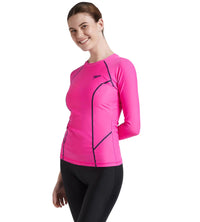 Women's Endurance 10 Long Sleeve Suntop - Ecstatic & True Navy