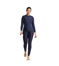 Women's Endurance Hyperboom Splice Suntop - Truenavy  &  Truecobalt_6