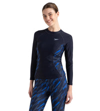 Women's Endurance 10 Hyperboom Splice Suntop - True Navy & True cobalt