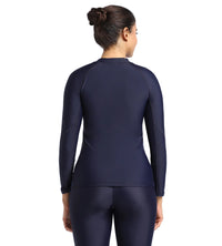 Women's Endurance Hyperboom Splice Suntop - Truenavy  &  Truecobalt_4