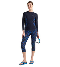 Women's Endurance 10 Hyperboom Splice Suntop - True Navy & True cobalt