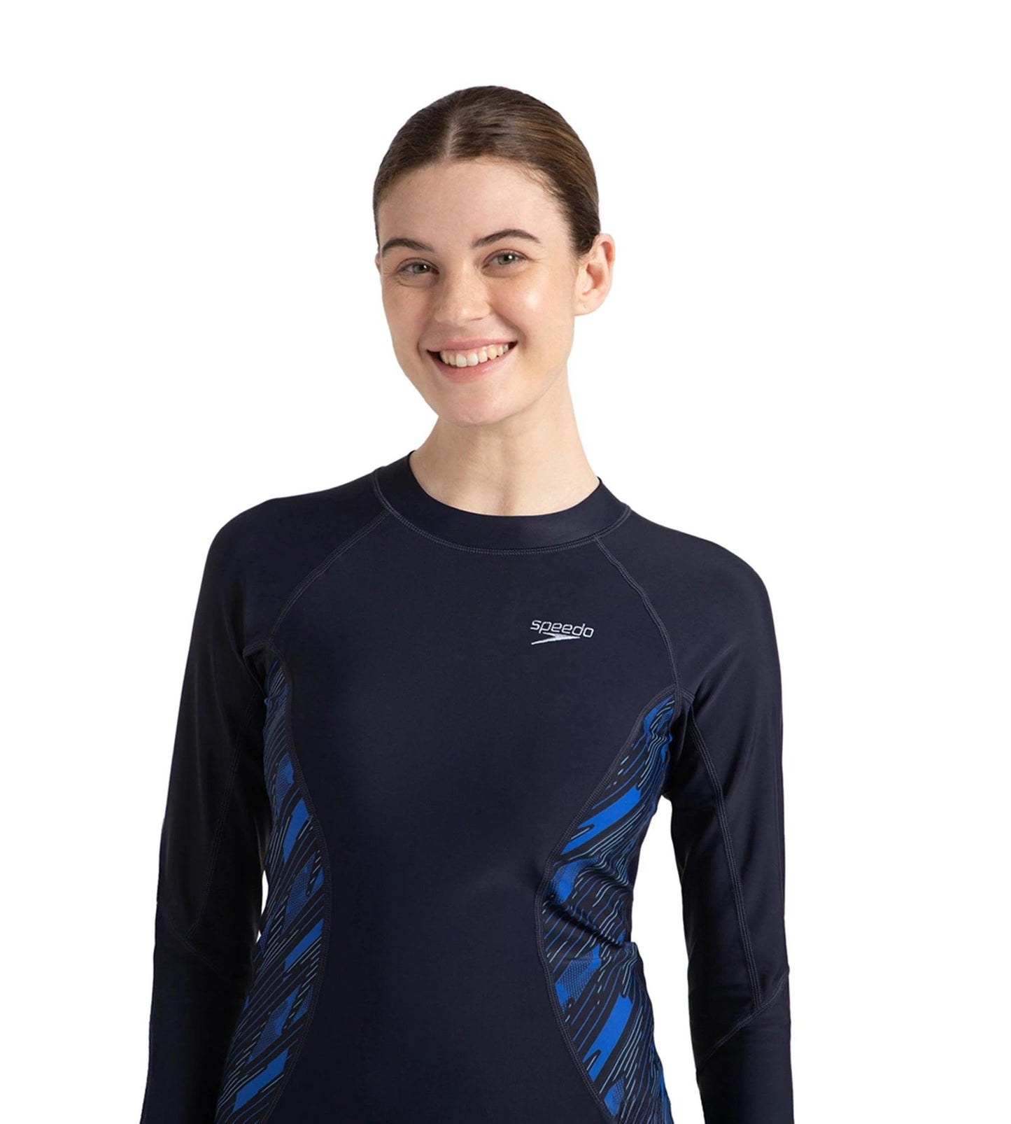 Women's Endurance 10 Hyperboom Splice Suntop - True Navy & True cobalt