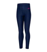 Girls Polyamid Swim Legging - Navy & Electric Pink