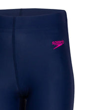 Girls Polyamid Swim Legging - Navy & Electric Pink