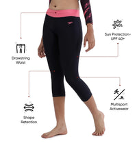 Girl's Endurance 10 Active Capri - True Navy & Fadango Pink