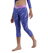 Girl's Endurance Hyperboom Printed Capri - Sweet Purple  &  True Cobalt_2