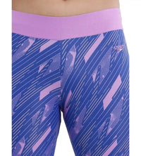 Girl's Endurance Hyperboom Printed Capri - Sweet Purple  &  True Cobalt_4