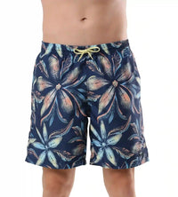 Men's Digital Printed Leisure' Watershorts - Pure Blue & Cerulean Blue_1