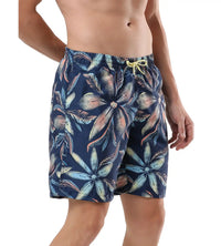 Men's Digital Printed Leisure' Watershorts - Pure Blue & Cerulean Blue_3