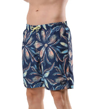 Men's Digital Printed Leisure' Watershorts - Pure Blue & Cerulean Blue_2