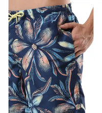 Men's Digital Printed Leisure' Watershorts - Pure Blue & Cerulean Blue_6