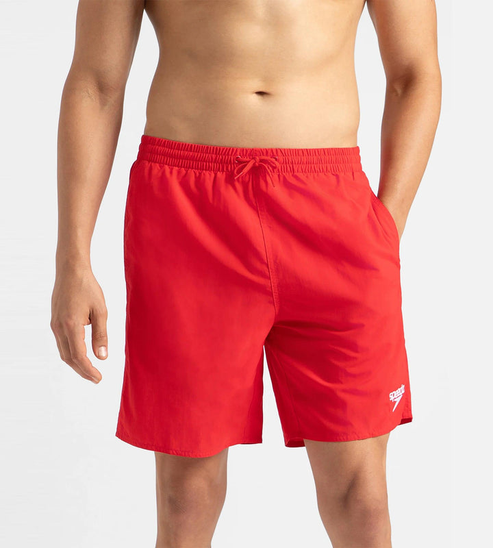 Men's Recycled Nylon Essential Watershorts - Fed Red & White