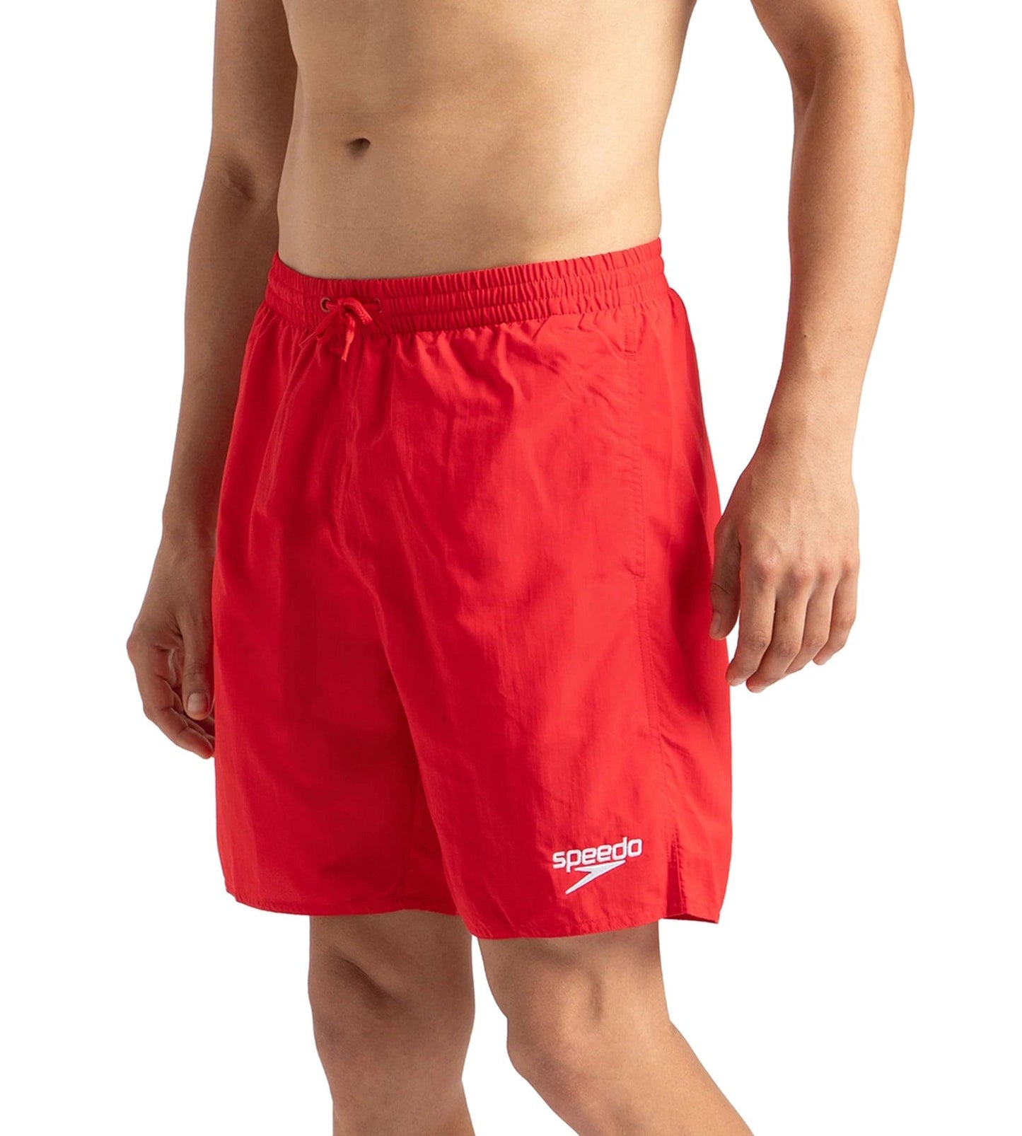 Men's Recycled Nylon Essential Watershorts - Fed Red & White