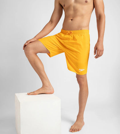 Men's Recycled Nylon Essential Watershorts - Mango & White