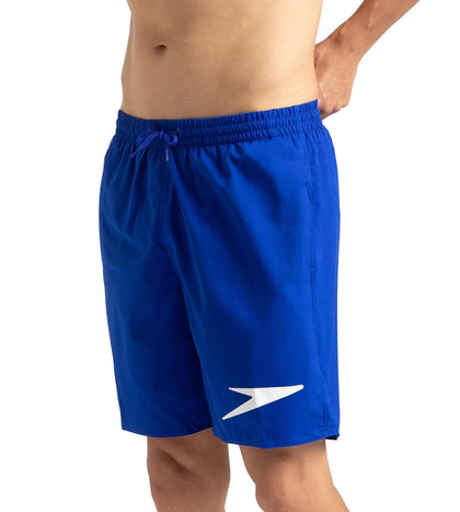 Men's Xpress Lite Essential Placement Printed Watershorts - Chroma Blue & White