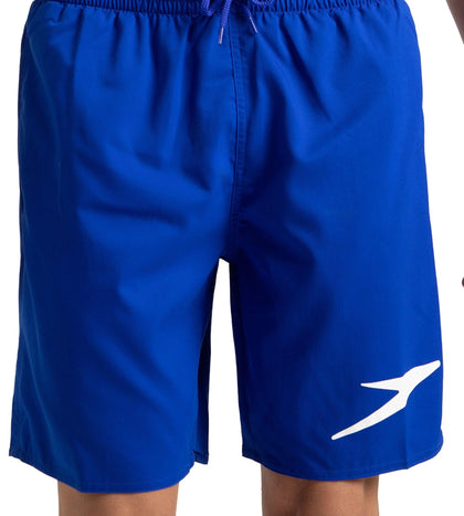 Men's Xpress Lite Essential Placement Printed Watershorts - Chroma Blue & White