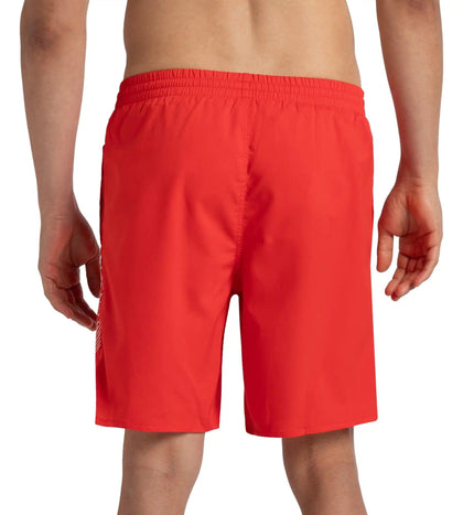 Men's Xpress Lite Essential Medley Logo Printed Watershorts - Watermelon & White