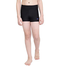 Boy's Endurance Essential Houston Aquashort - Black  &  Blue Flame_1