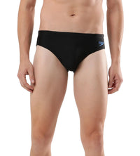 Men's Endurance Lycra Brief - Black & Bondi Blue_1