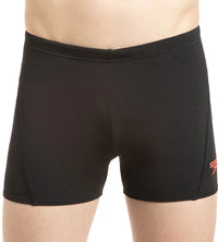 Men's Endurance+  Essential Splice Aquashort - Black & Phoenix Red_1