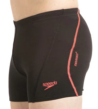 Men's Endurance+  Essential Splice Aquashort - Black & Phoenix Red_7