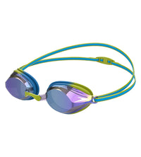 Unisex Junior Vengeance Mirror Clear-Lens Goggles - Green & Blue_1