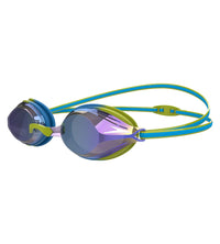 Unisex Junior Vengeance Mirror Clear-Lens Goggles - Green & Blue_3