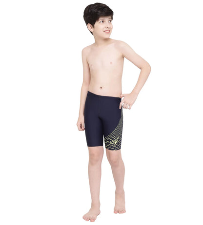 Boy's Endurance Medley Logo Jammer - True Navy  &  Spritz_7