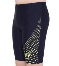 Boy's Endurance Medley Logo Jammer - True Navy  &  Spritz_9