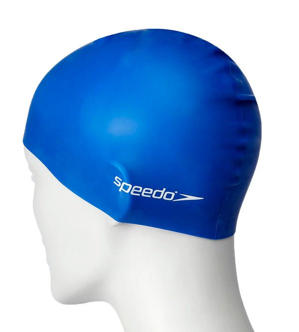 Unisex Junior Flat Silicone Swim Caps - Multicolor_4