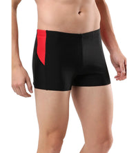 Men's Endurance Dive Aquashort - Black  &  Fed Red_2