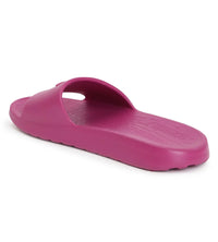 Women's Single Colour Slides - Berry & White_4